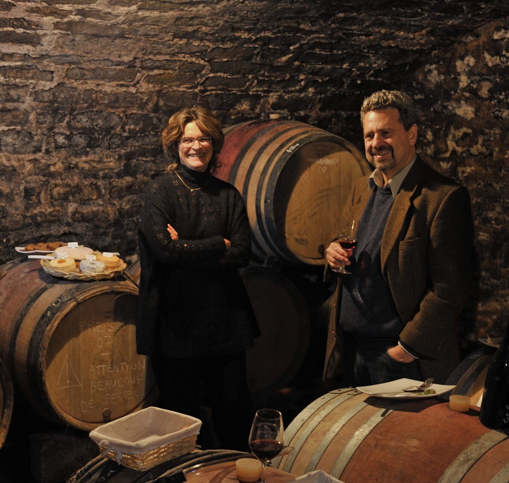 Burgundy wine cave