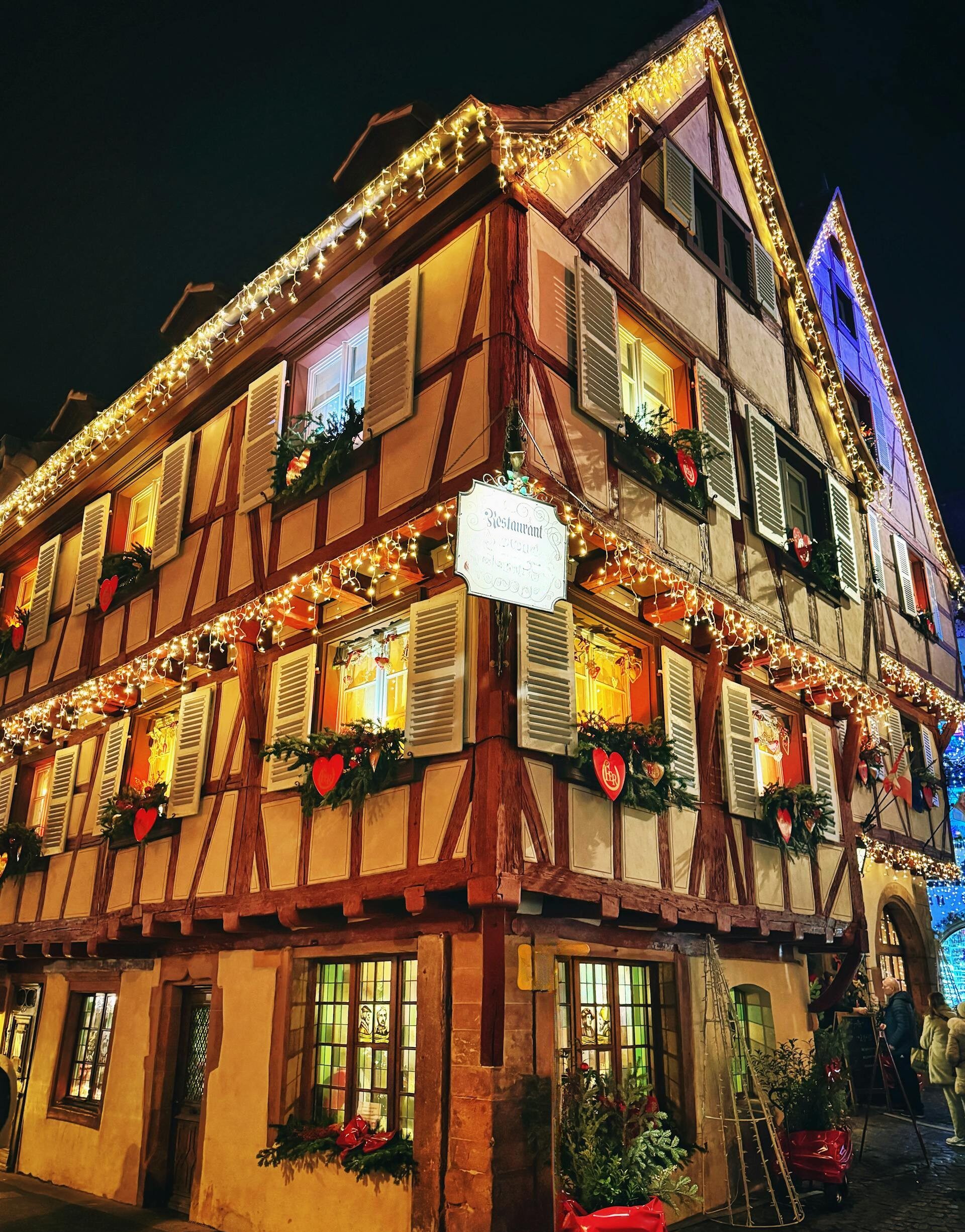 Half-timbered houses in Alsace